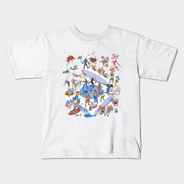 Dreamcast Kids T-Shirt by smgdraws